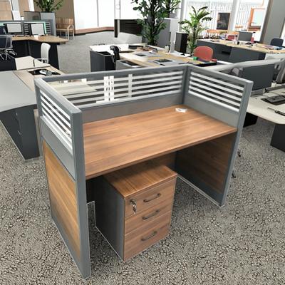 Ekintop Modern Modular Wooden Office Workstation Desk Durable Furniture for Work or Study