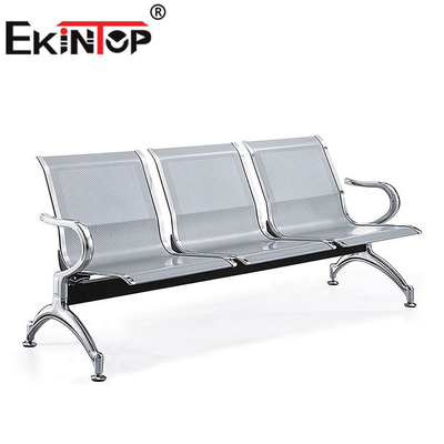 Sedia aspettante 3 Seater del metallo dell'autostazione dell'ufficio con il cuscino della schiuma dell'unità di elaborazione