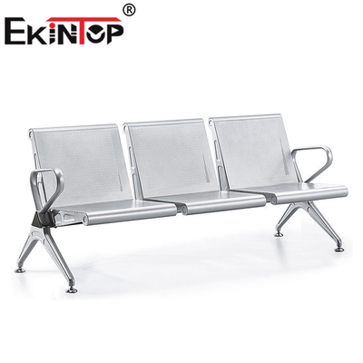 Sedia aspettante 3 Seater del metallo dell'autostazione dell'ufficio con il cuscino della schiuma dell'unità di elaborazione