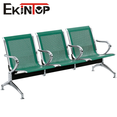 Sedia verde di acciaio inossidabile 3 Seater per la scuola dell'aeroporto della clinica