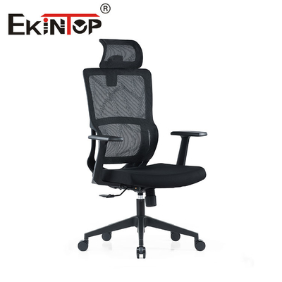 Sedia ergonomica posteriore del ODM dell'OEM alta, Mesh Chair With Fixed Armrest nero