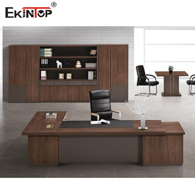 Scrivanie esecutive del computer di legno del Brown per il ODM dell'OEM di stile moderno del Ministero degli Interni
