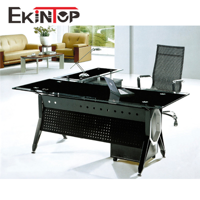 Scrittorio di vetro temperato convertibile per la dimensione del computer 2400mm×2055mm×750mm