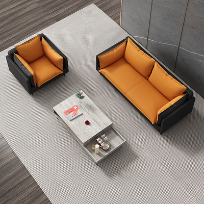 Stanza di cuoio di Sofa For Living Room Waiting dell'ufficio esecutivo dell'unità di elaborazione multiuso