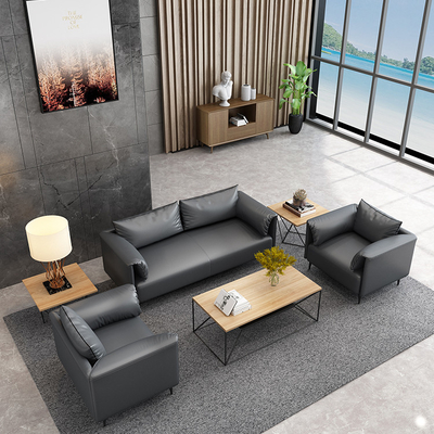 Cuoio di svago che aspetta il ODM di Sofa For Office School Multifunctional