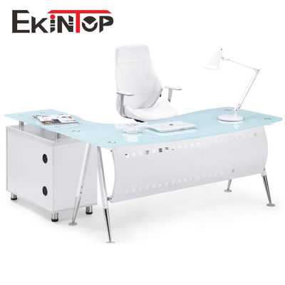 Bene durevole di vetro dello scrittorio dell'ufficio moderno di Ekintop per l'OEM di Officeworks