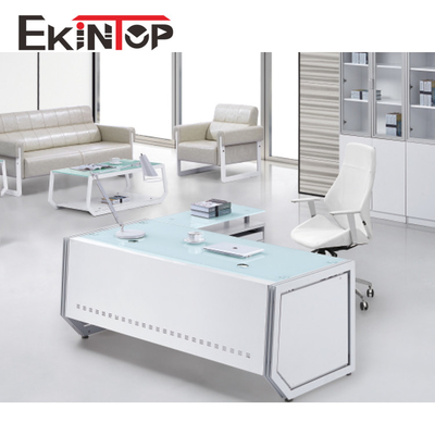 Bene durevole di vetro dello scrittorio dell'ufficio moderno di Ekintop per l'OEM di Officeworks