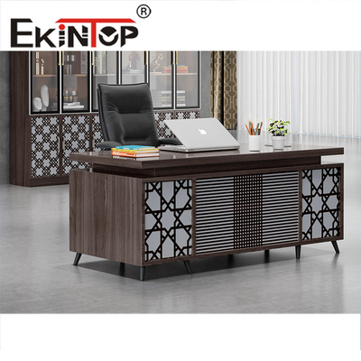 CEO esecutivo stabilito scrivania moderna a forma di L di Office Desk del responsabile