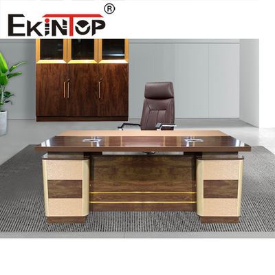 Set da scrivania per ufficio esecutivo in MDF E1 in legno MDF Mobili per ufficio moderni a forma di L