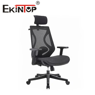 Schienale alto Regolabile in altezza Sedia in rete Supporto lombare Sedia da ufficio ergonomica in rete per dirigenti senior