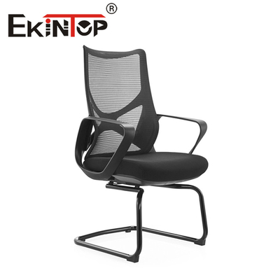 Sedia da lavoro moderna in rete con schienale alto Sedia da ufficio ergonomica in tessuto girevole per la casa