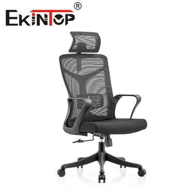 Sedia da ufficio ergonomica esecutiva con supporto per sedia in rete con schienale alto