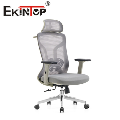 Alta sedia posteriore dell'ufficio esecutivo di Gray Ergonomic Adjustable Mesh Chair
