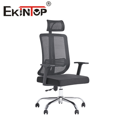 Sedia da ufficio direzionale in rete con schienale alto 360 girevole ergonomica con diverse funzioni