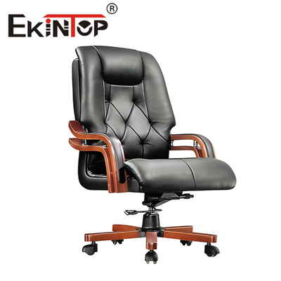 Massage Black Executive Leather Chair Girevole CEO Office Boss Chair