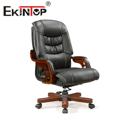Sedia da ufficio moderna e confortevole Sedia da ufficio ergonomica in pelle