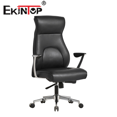 L'unità di elaborazione di lusso della sedia di cuoio dell'ufficio gira OEM esecutivo ergonomico del produttore della sedia