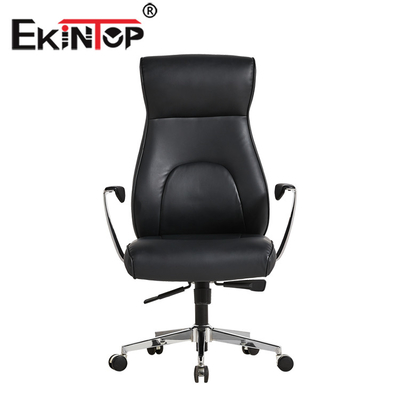 L'unità di elaborazione di lusso della sedia di cuoio dell'ufficio gira OEM esecutivo ergonomico del produttore della sedia