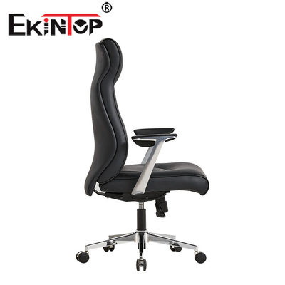 L'unità di elaborazione di lusso della sedia di cuoio dell'ufficio gira OEM esecutivo ergonomico del produttore della sedia