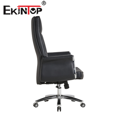 L'ufficio di cuoio regolabile della parte girevole dell'unità di elaborazione presiede la sedia esecutiva ergonomica comoda