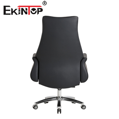 L'ufficio di cuoio regolabile della parte girevole dell'unità di elaborazione presiede la sedia esecutiva ergonomica comoda