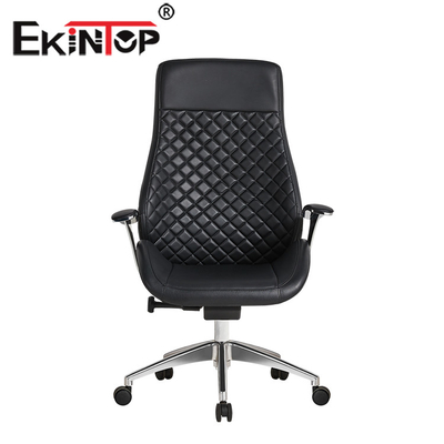 Sedia posteriore dell'ufficio esecutivo della parte girevole dell'unità di elaborazione di Comfortable Leather Chair del produttore della Cina alta
