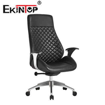 Sedia posteriore dell'ufficio esecutivo della parte girevole dell'unità di elaborazione di Comfortable Leather Chair del produttore della Cina alta