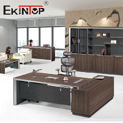 Scrittorio di legno moderno di lusso della scrivania con il CEO capo Executive Office Table dei cassetti