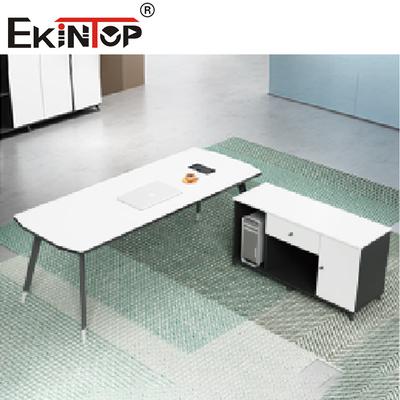 Lo scrittorio moderno L di stile modella lo scrittorio esecutivo di lusso per le forniture di ufficio