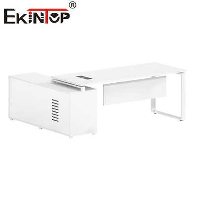 Mobili da ufficio moderni in legno Top Executive Scrivania da ufficio allungabile per computer