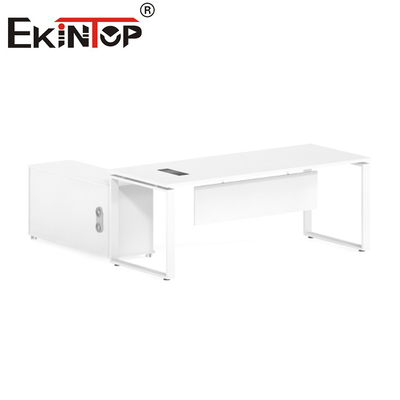Tabella a forma di L di legno moderna dell'ufficio esecutivo di ufficio dello scrittorio di lusso delle forniture