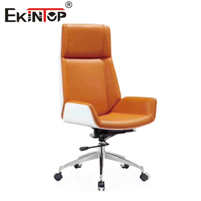 Forniture di ufficio moderne esecutive moderne della sedia di cuoio del caramello