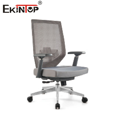 Sedia nera di Gray High Back Mesh Office per lo scrittorio con le ruote