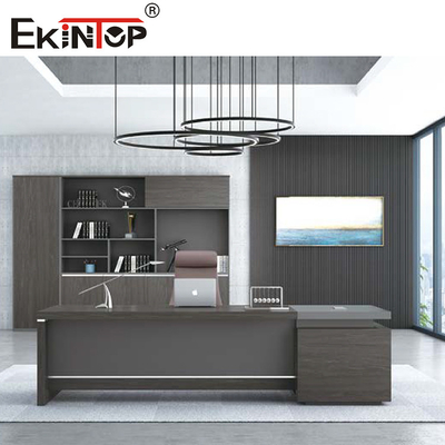Scrittorio del computer di Gray Color Morden Office Furniture per l'annuncio pubblicitario