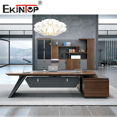 Scrittorio ergonomico del computer della mobilia allungabile di legno della scrivania
