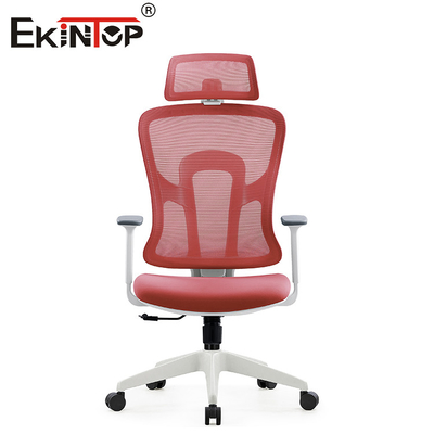 Mesh Computer Chair With Backrest ergonomico rosso per la mobilia del Ministero degli Interni