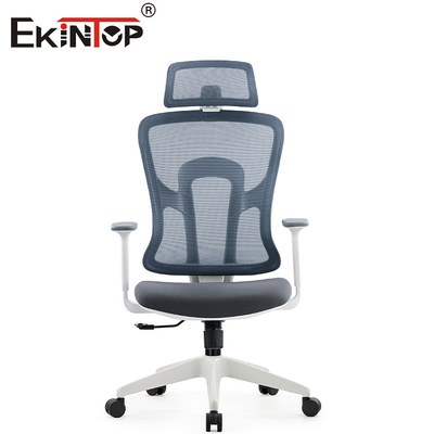 Sedia di scrittorio di Gray Modern Swivel Ergonomic Mesh con il poggiacapo