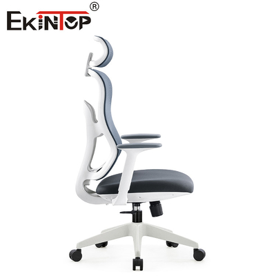 Sedia di scrittorio di Gray Modern Swivel Ergonomic Mesh con il poggiacapo