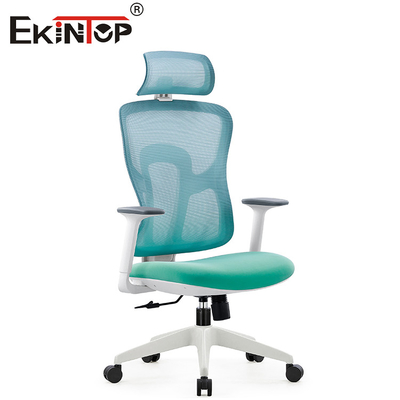 Alta parte girevole ergonomica posteriore di Mesh Chair Green Adjustable Height dell'ufficio