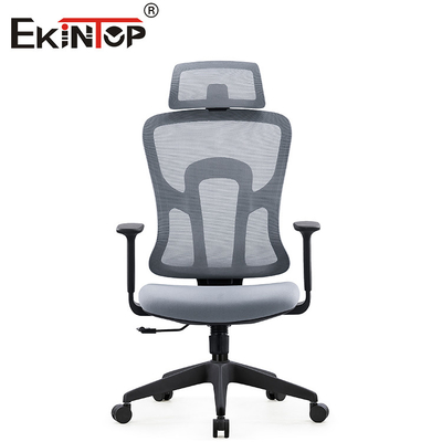 Gray Ergonomic Office Mesh Chair con lo schienale per comodità e supporto