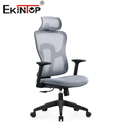 Gray Ergonomic Office Mesh Chair con lo schienale per comodità e supporto