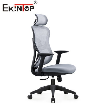Gray Ergonomic Office Mesh Chair con lo schienale per comodità e supporto