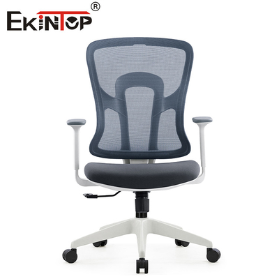 Gray Ergonomic Swivel Mesh Chair nero con altezza di Seat del bracciolo regolabile