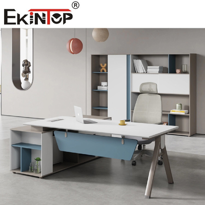 La L allungabile di lusso il responsabile esecutivo Desk della Tabella dell'ufficio di forma ha personalizzato la dimensione