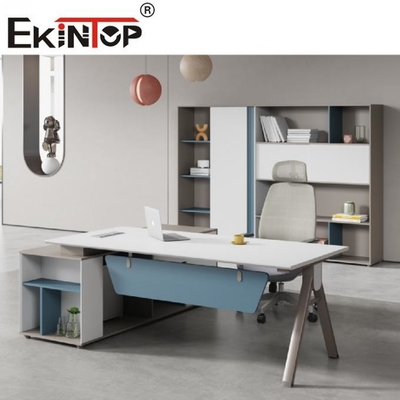 La L allungabile di lusso il responsabile esecutivo Desk della Tabella dell'ufficio di forma ha personalizzato la dimensione