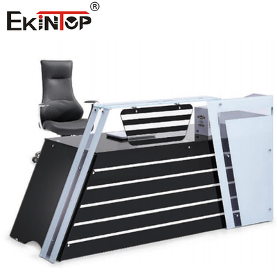 Unico ufficio Melamine Glass Desk Forte indossabilità