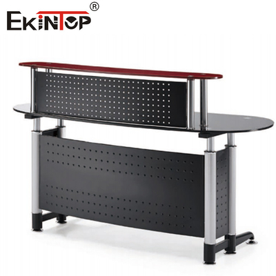 Unico ufficio Melamine Glass Desk Forte indossabilità