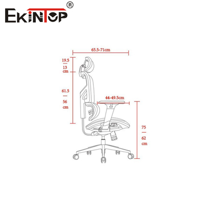 Sedile da ufficio a maglia ergonomica adattabilità senza soluzione di continuità per ambienti di lavoro agili