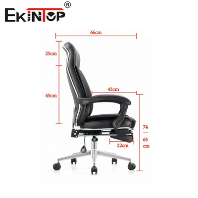Sedile da ufficio in pelle sintetica resistente per un comfort duraturo