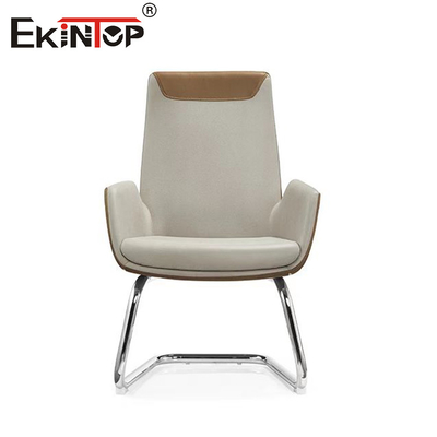 Moderno stile di design sedie da pranzo in cuoio in PU moderne con gambe in metallo